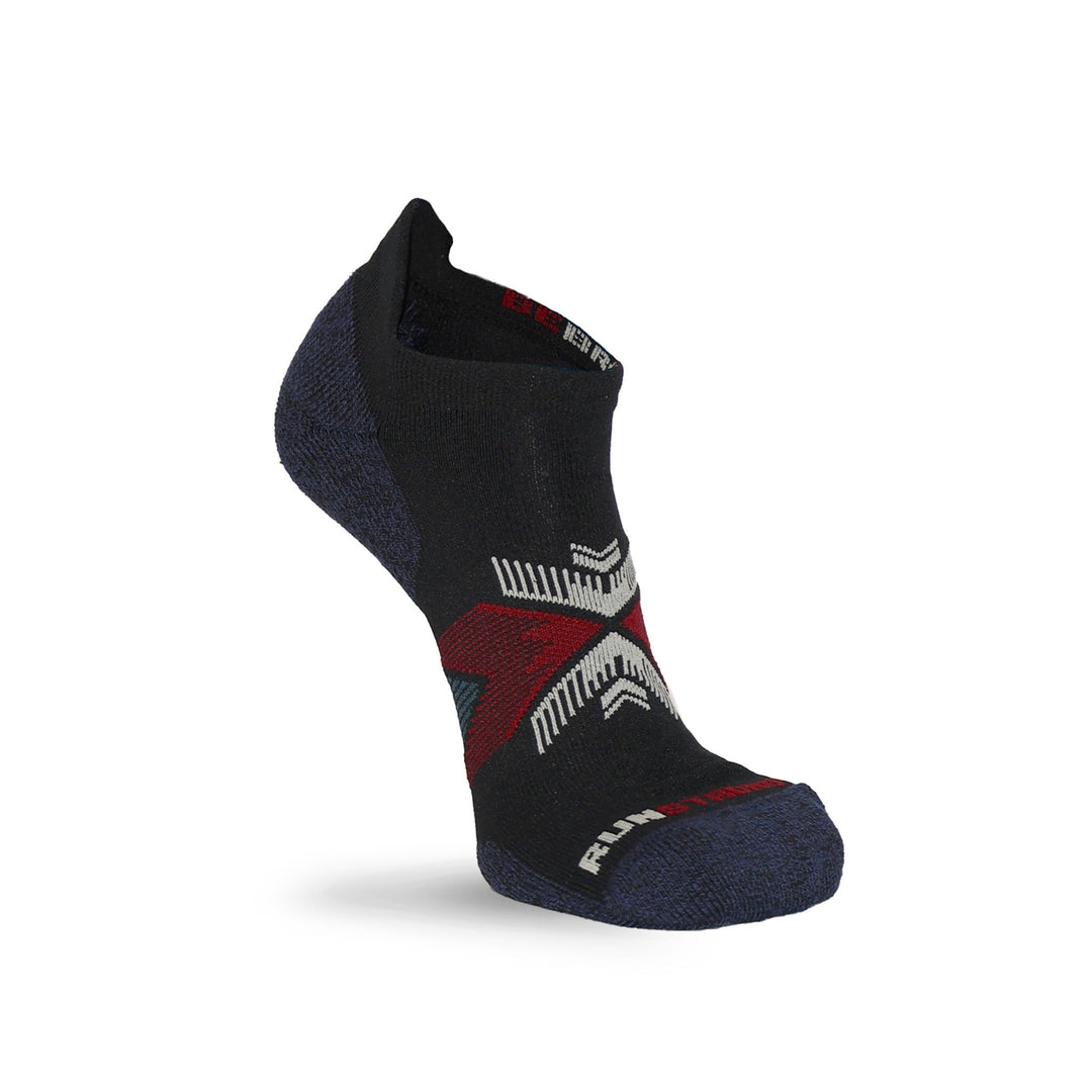 Upland Medium Weight Ankle Running Sock Black Small - Fox River