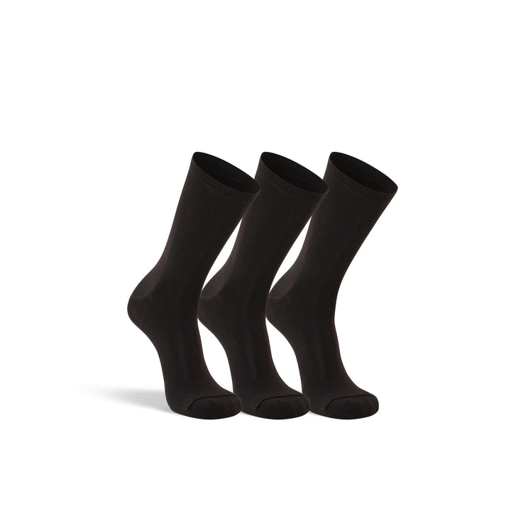 Wick Dry Alturas Ultra-Lightweight Crew Liner Sock - 3 Pairs Black Medium - Fox River