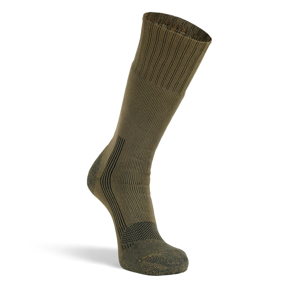 Wick Dry Maximum Heavyweight Mid-Calf Boot Military Sock Coyote Brown Small - Fox River