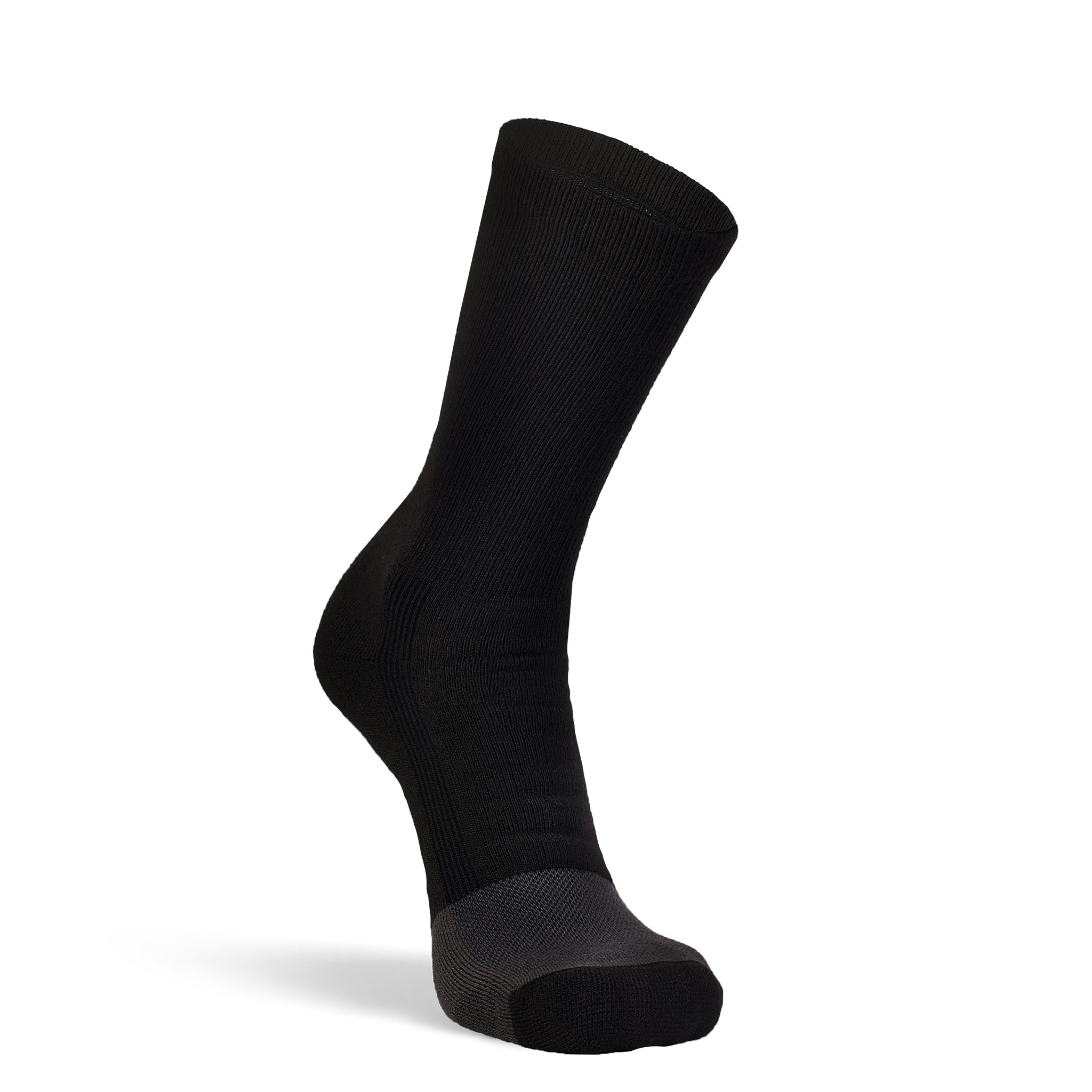 Wick Dry Triathlon Lightweight Crew Running Sock Black Small - Fox River