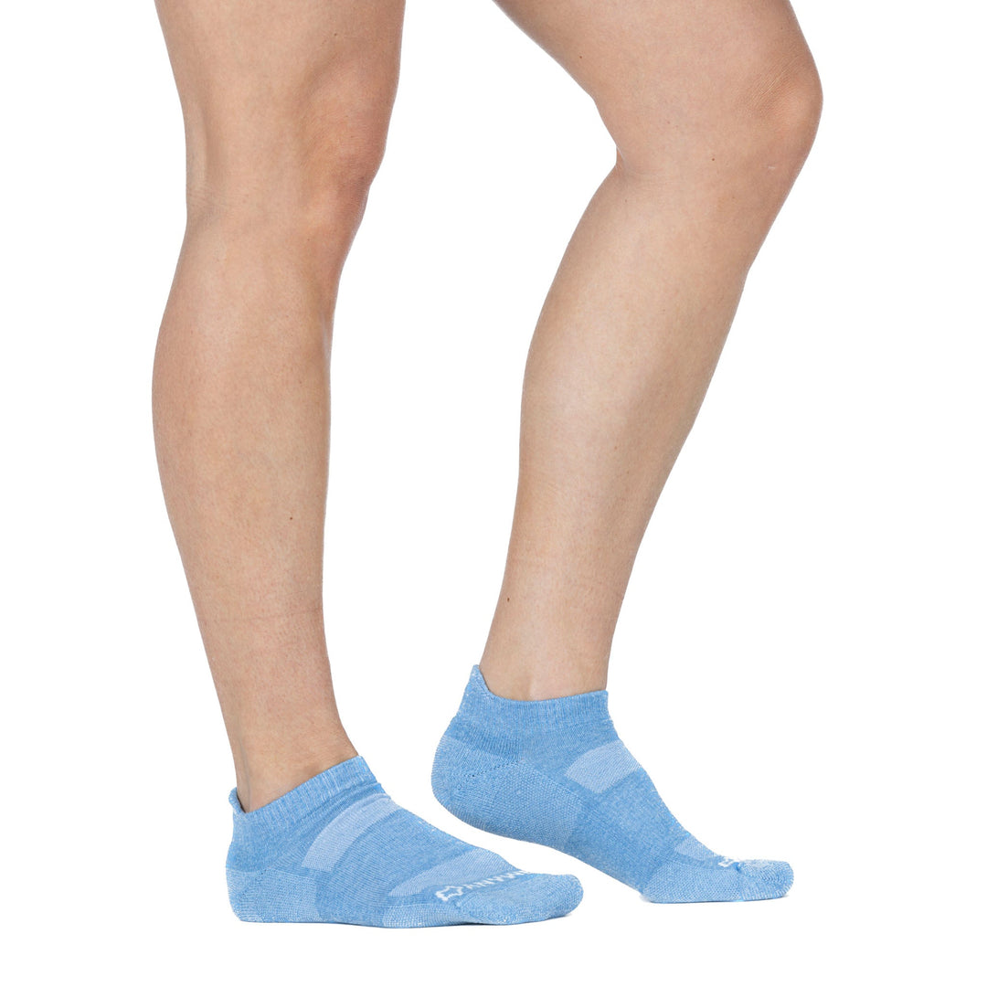 Women's Anywear Essential Lightweight Ankle Sock - 2 Pack Petal/Cloud S/M - Fox River