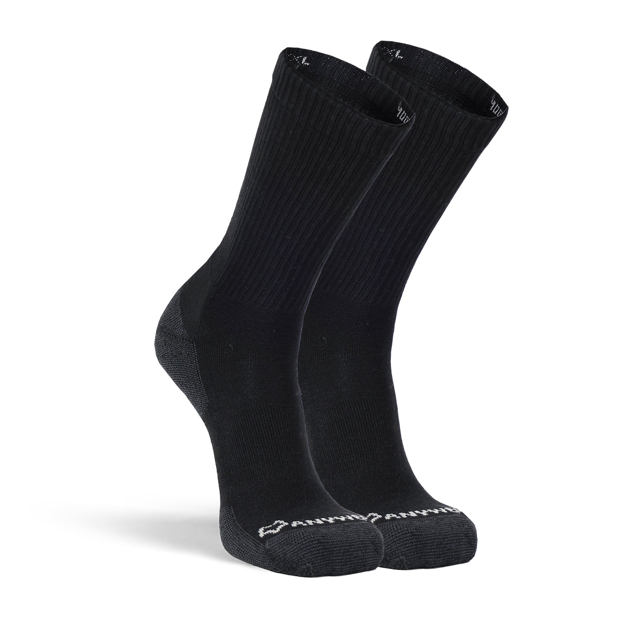 Women's Anywear Essential Lightweight Crew Sock - 2 Pack Black/Black L/XL - Fox River