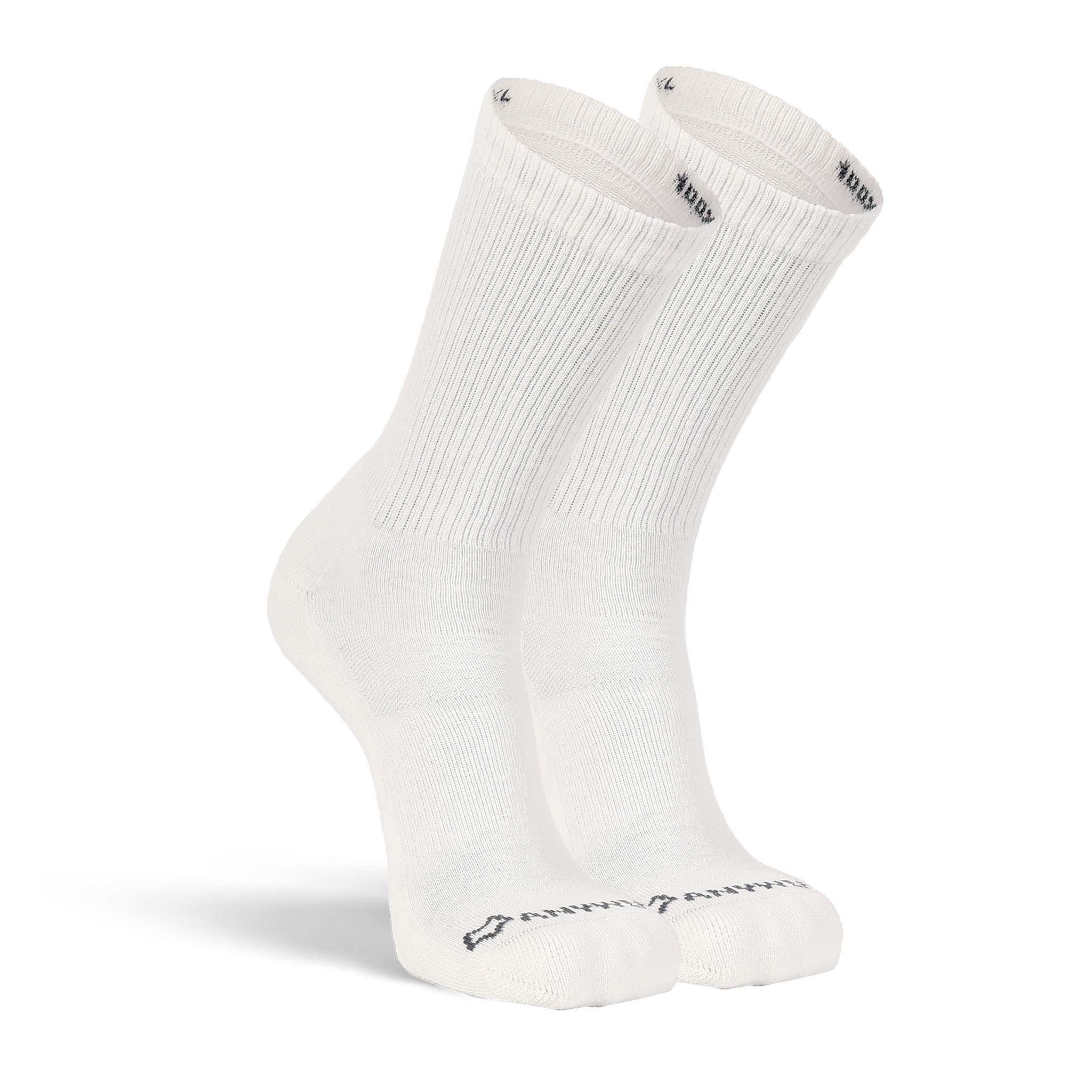 Women's Anywear Essential Lightweight Crew Sock - 2 Pack Cloud/Cloud S/M - Fox River