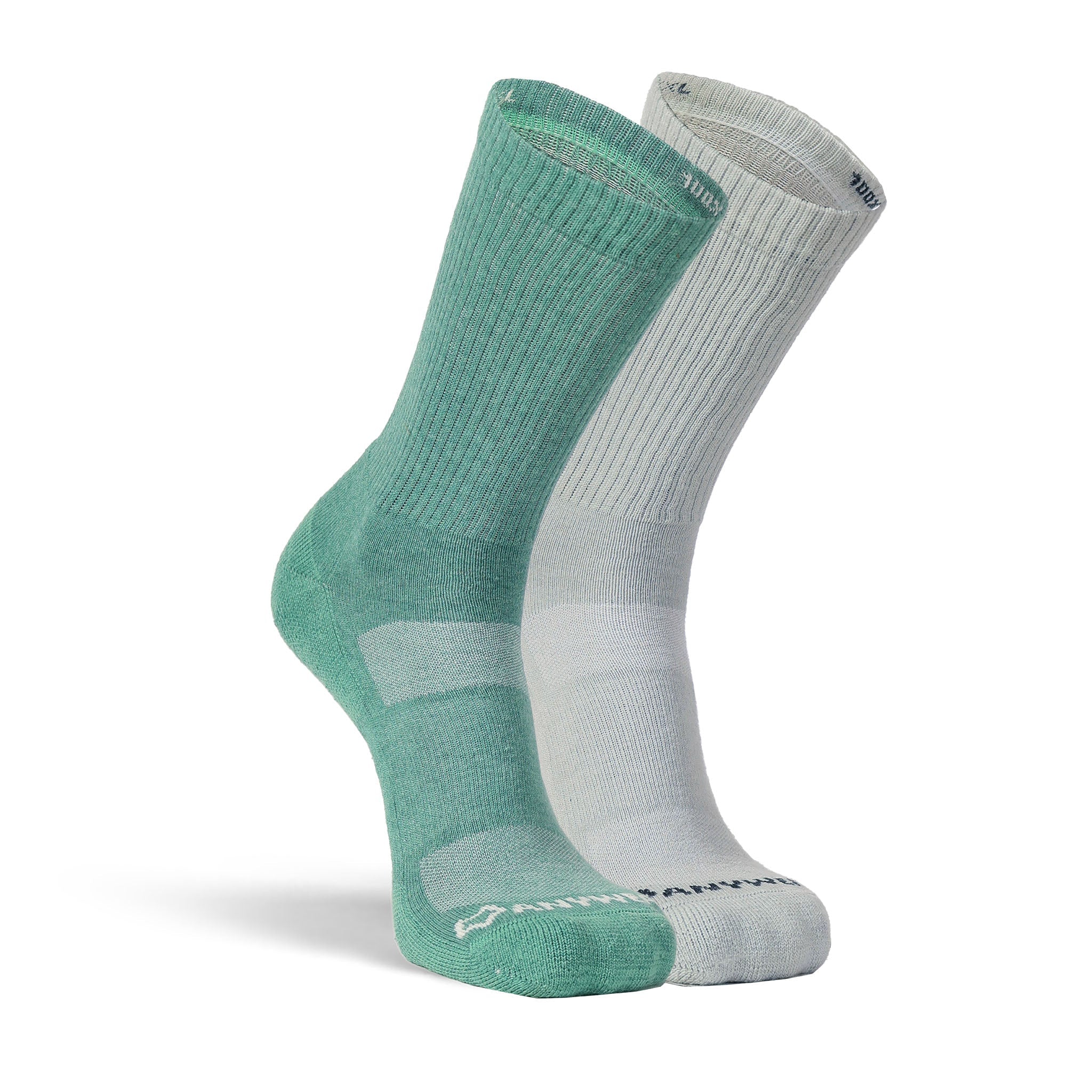 Women's Anywear Essential Lightweight Crew Sock - 2 Pack Fern/Moss S/M - Fox River