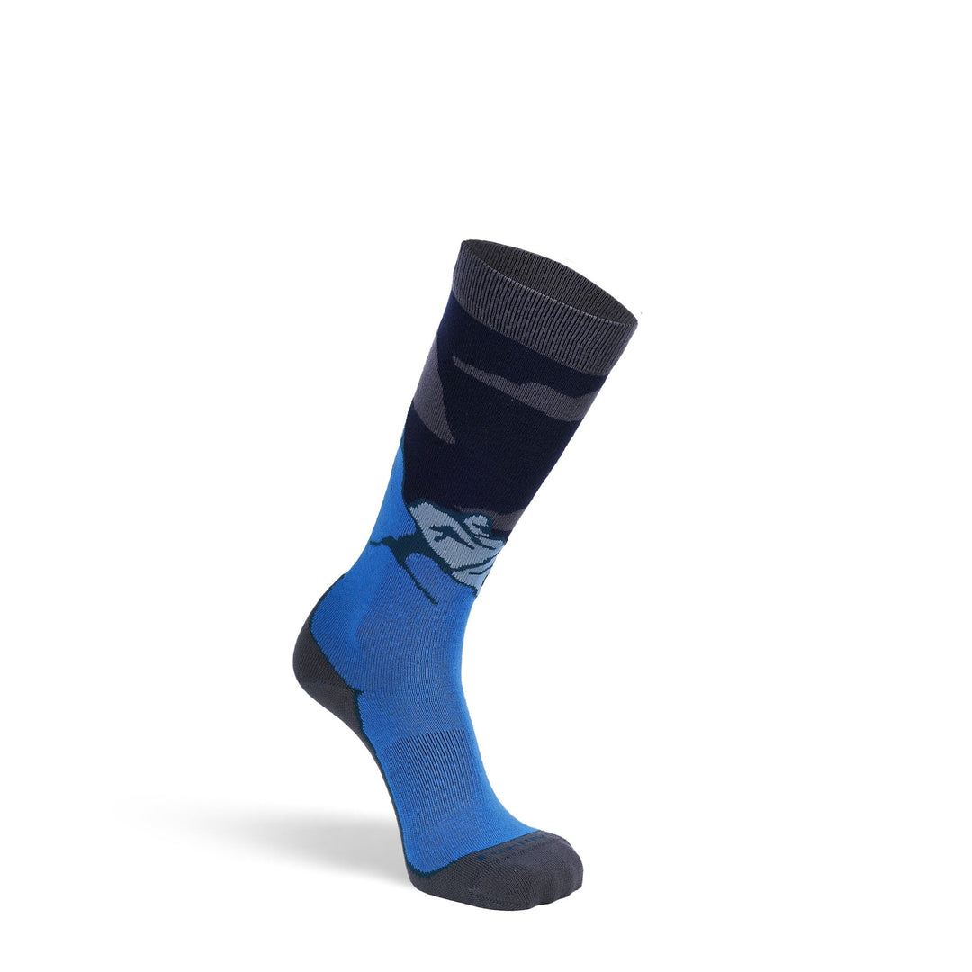 Women's Vail Ultra - Lightweight Over - the - Calf Ski and Snowboard Sock Grey Small - Fox River