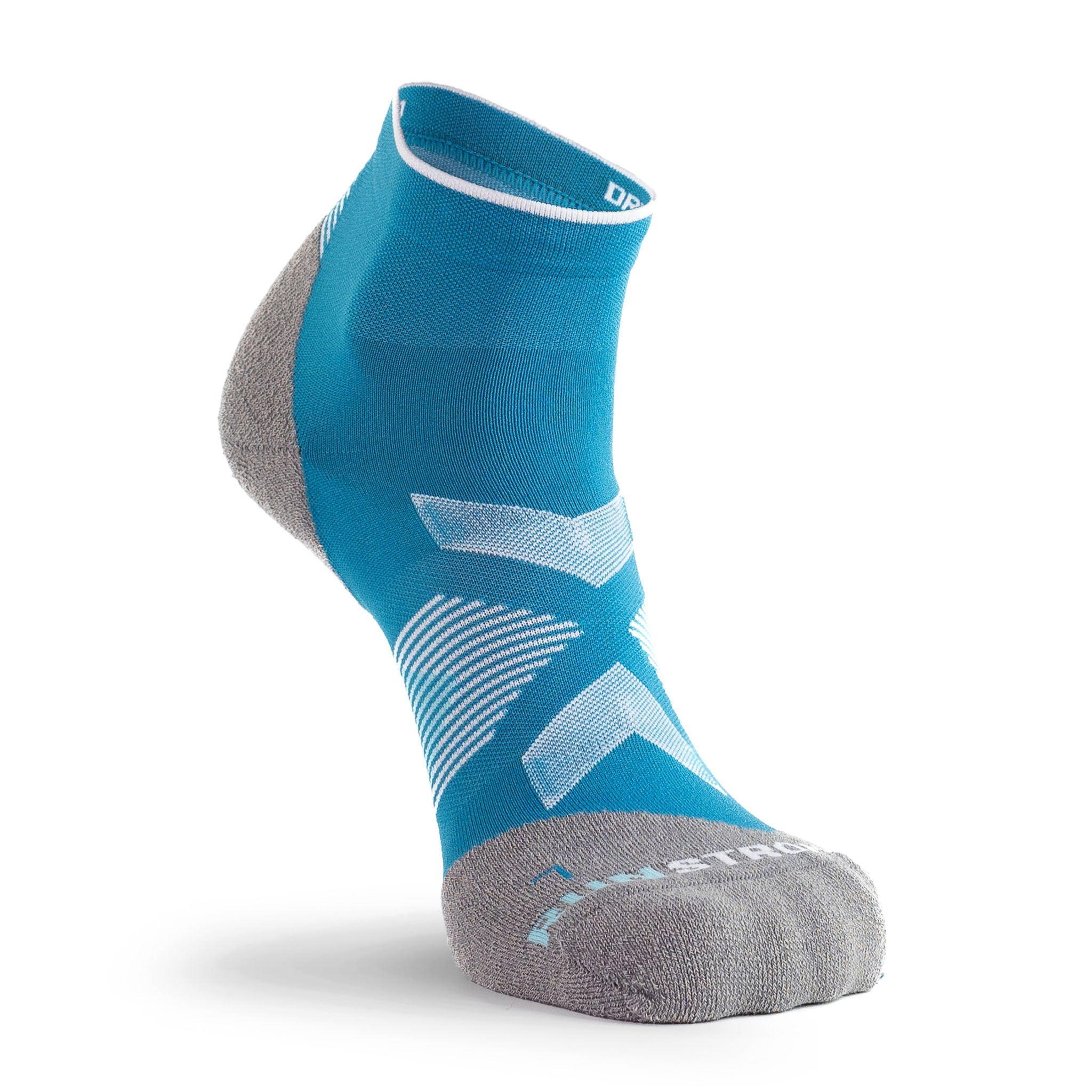 Arid Lightweight Quarter Crew Running Sock Turquoise Small - Fox River