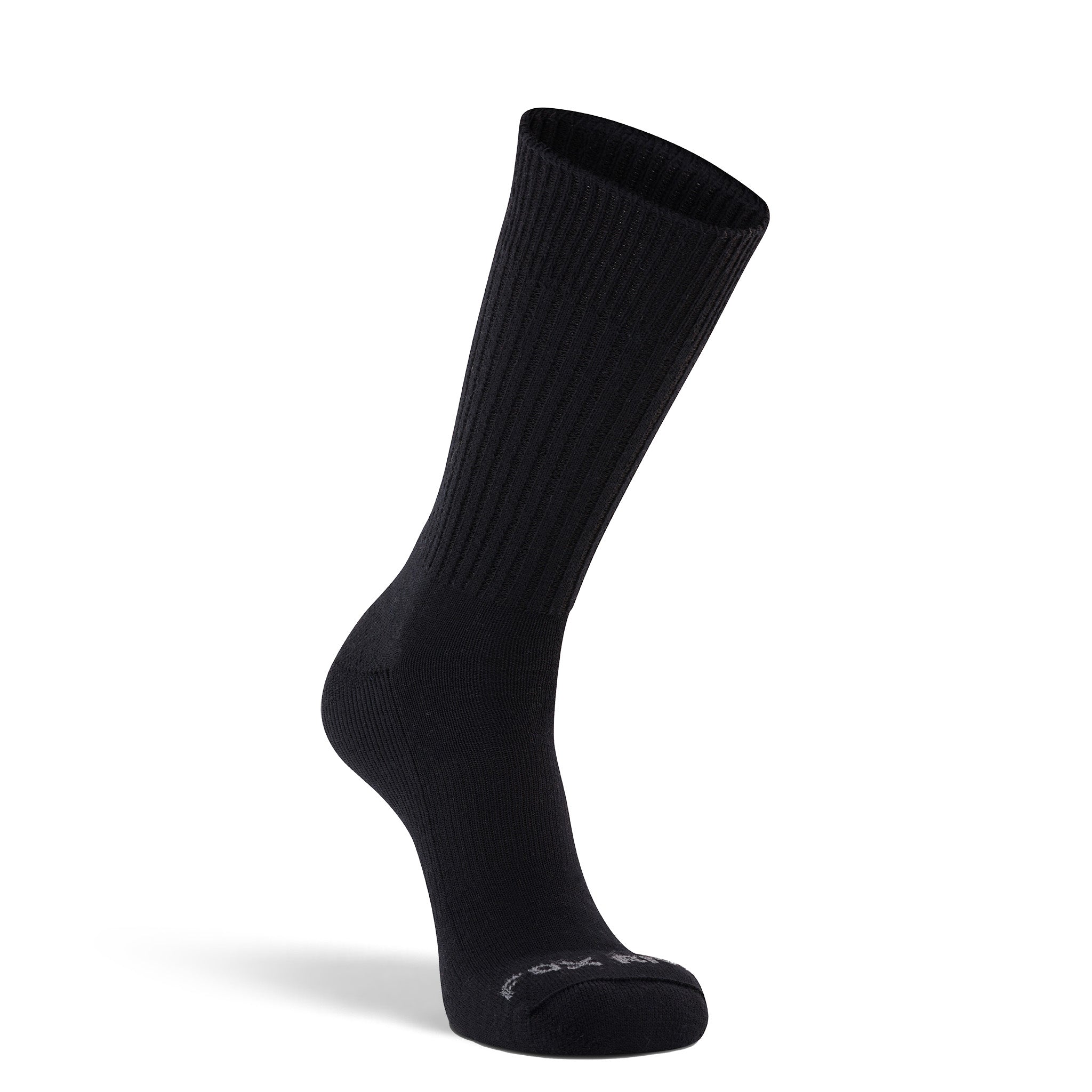 Bilbao Medium Weight Crew Hiking Sock Black Medium - Fox River