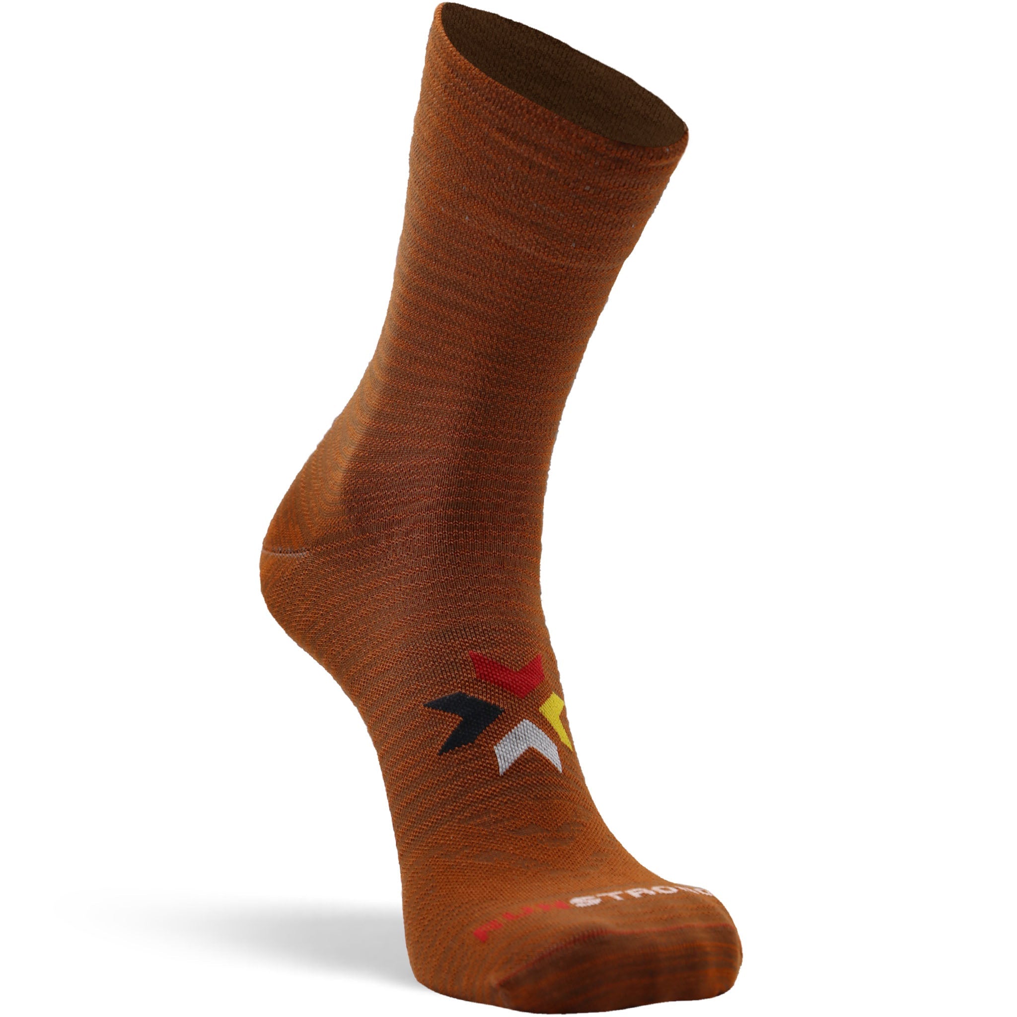 Canyon Ultra-Lightweight Crew Running Sock Orange Medium - Fox River