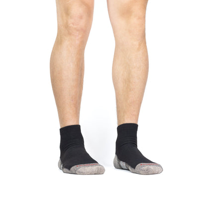 Diabetic Plus Lightweight Quarter Crew Navy Medium - Fox River
