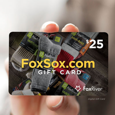 Electronic Gift Card $10.00 - Fox River® Socks