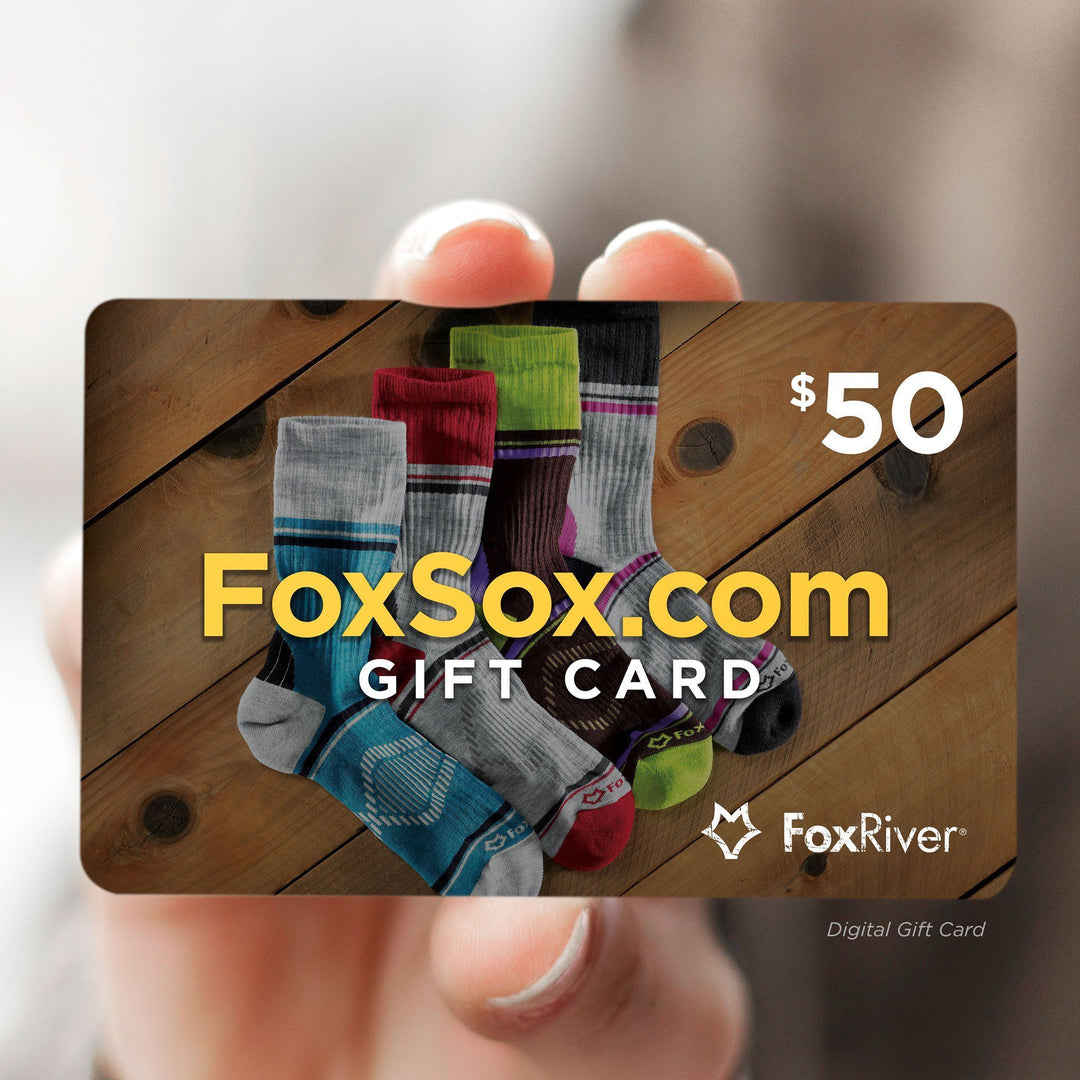 Electronic Gift Card $10.00 - Fox River® Socks