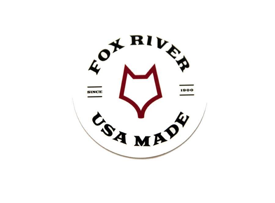 Fox River USA Made - White Sticker - Fox River® Socks