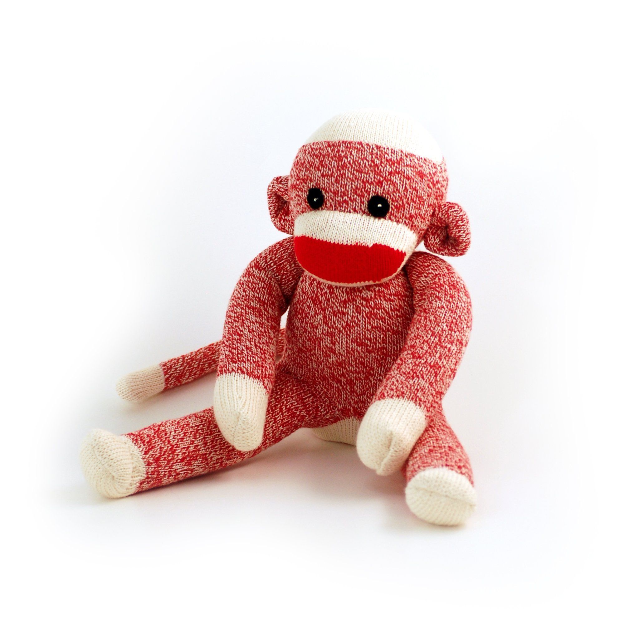 Super Sock Monkey - Sock outlet Monkey - Caped Sock Monkey - Blue Sock Monkey - Man - Red Sock Monkey -