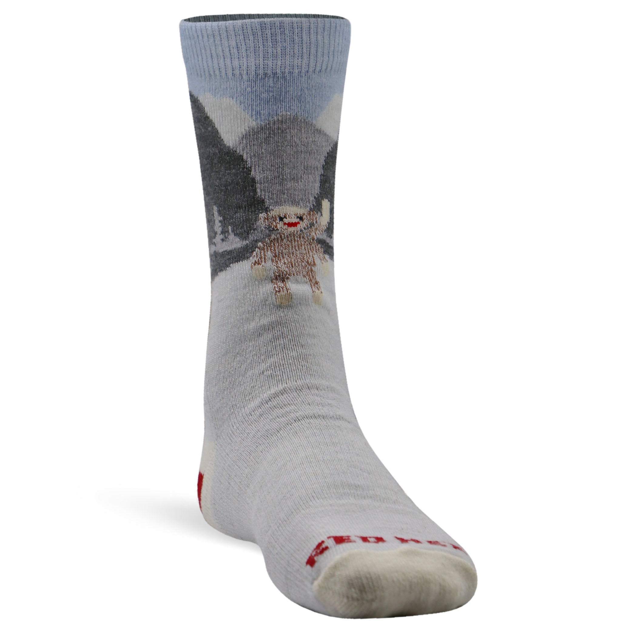 Kid's Monkey Business Lightweight Crew Hiking Sock Sterling Kids' Small - Fox River