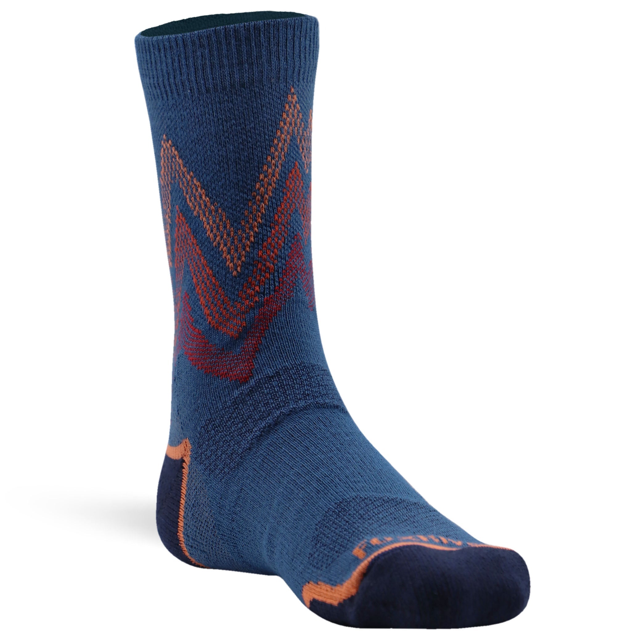 Kid's Mountain Hiker Lightweight Crew Hiking Sock Blue Kids' Small - Fox River