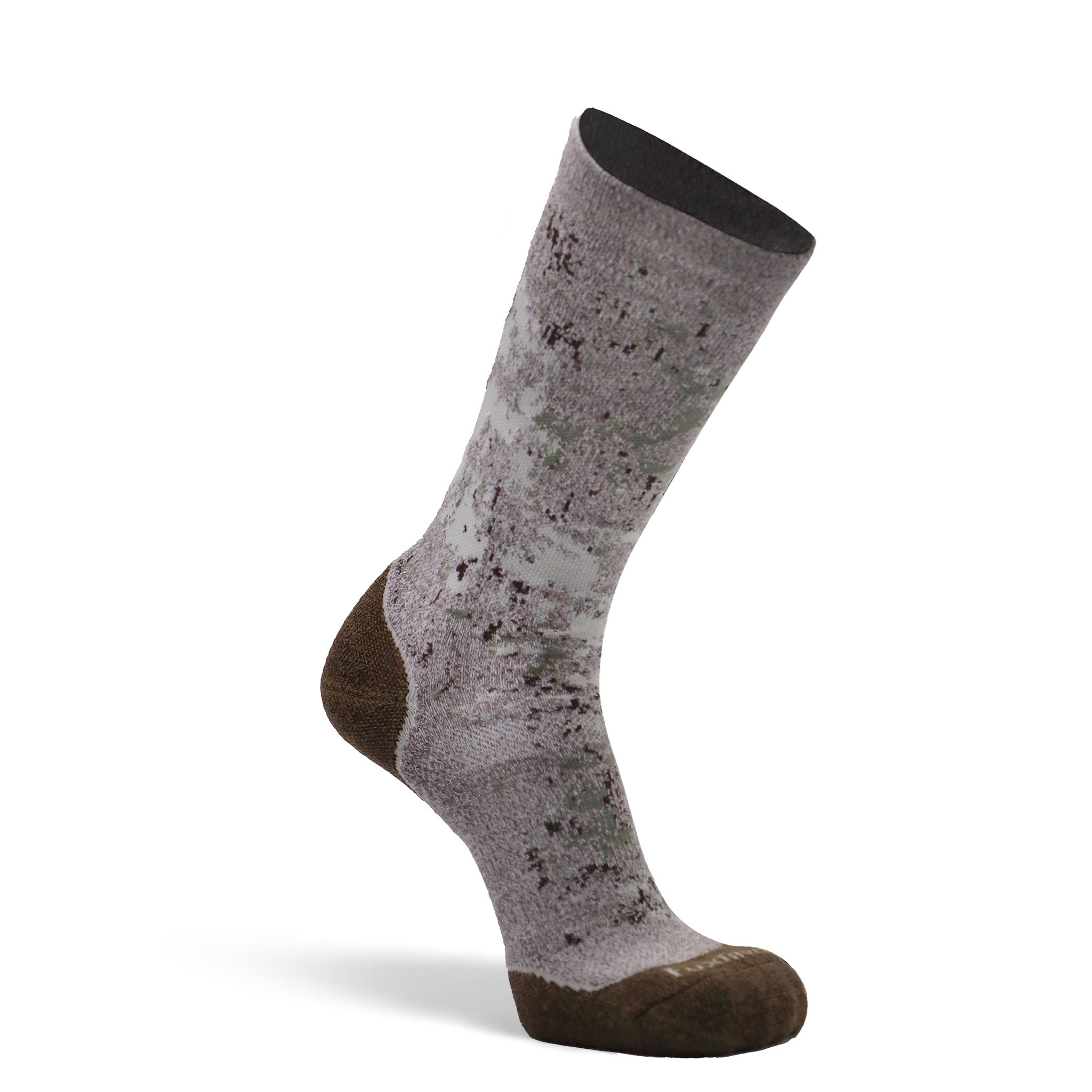 Men's Maquoketa Medium Weight Crew Hiking Sock Brown Medium - Fox River