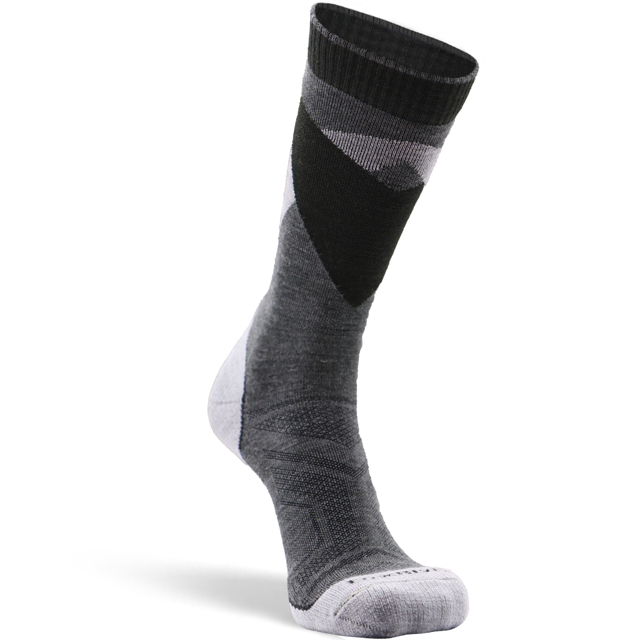 Men's Switchback Lightweight Crew Hiking Sock Grey Medium - Fox River