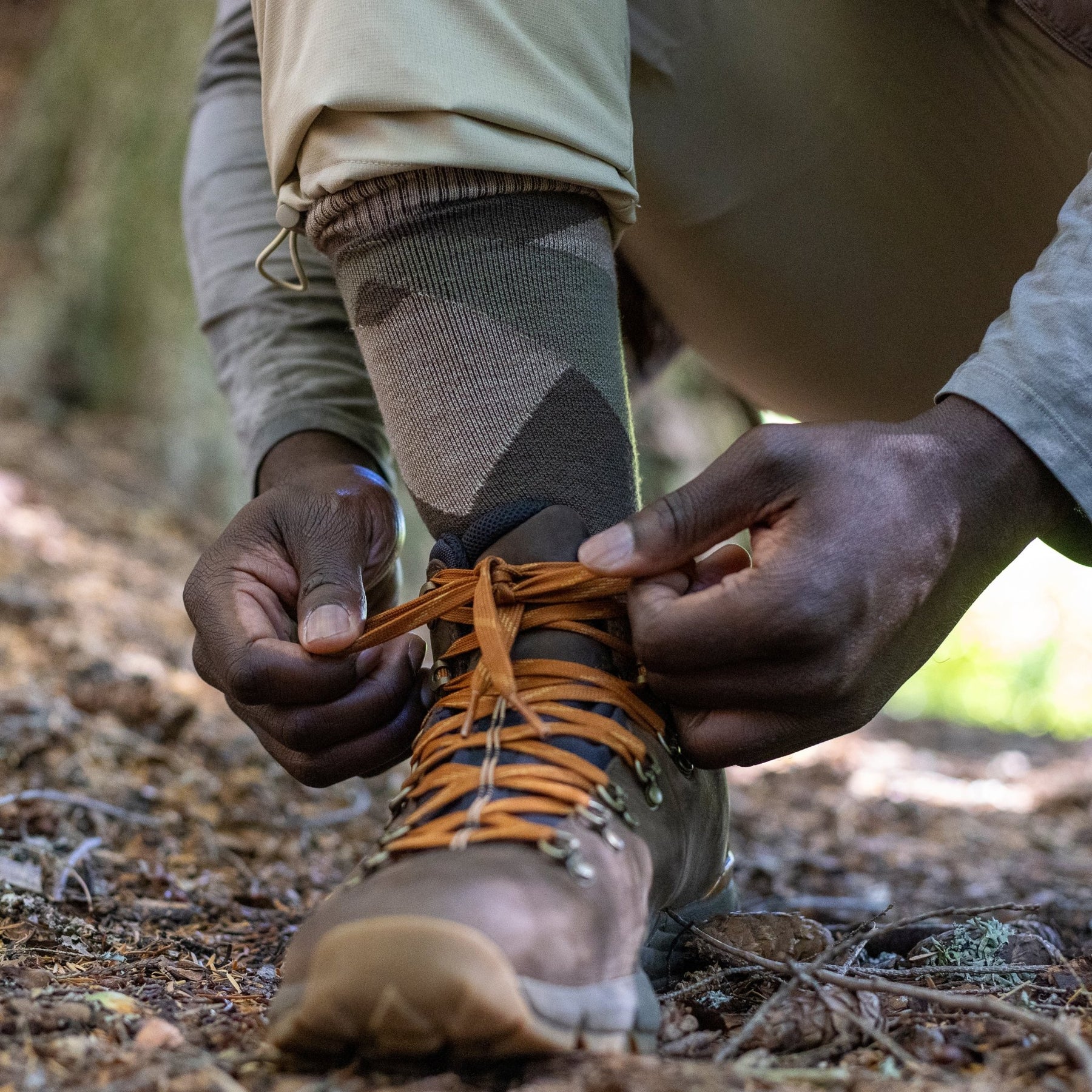 Men's Switchback Lightweight Crew Hiking Sock