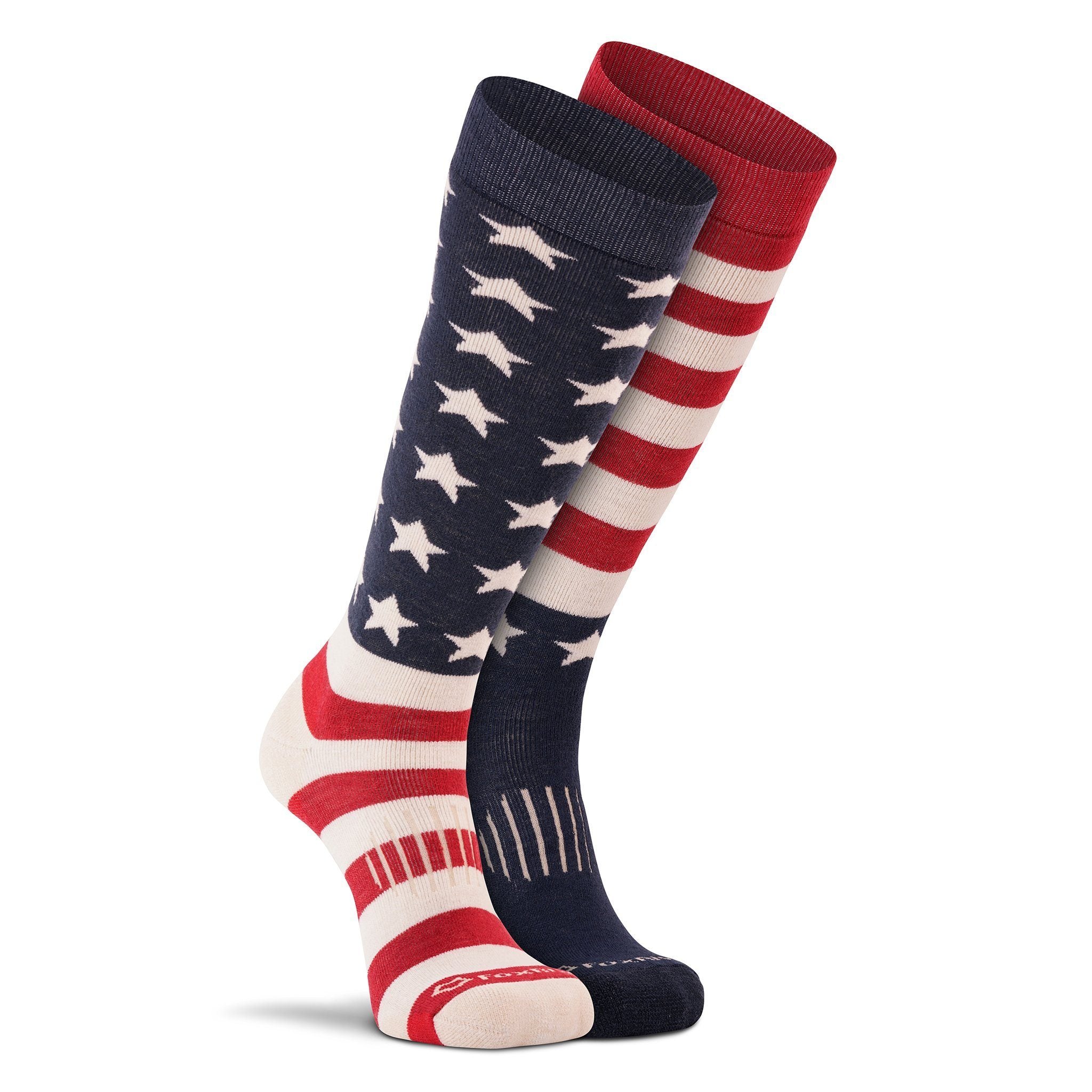 Old Glory Medium Weight Over-the-Calf Flag Asst. Small - Fox River® Socks