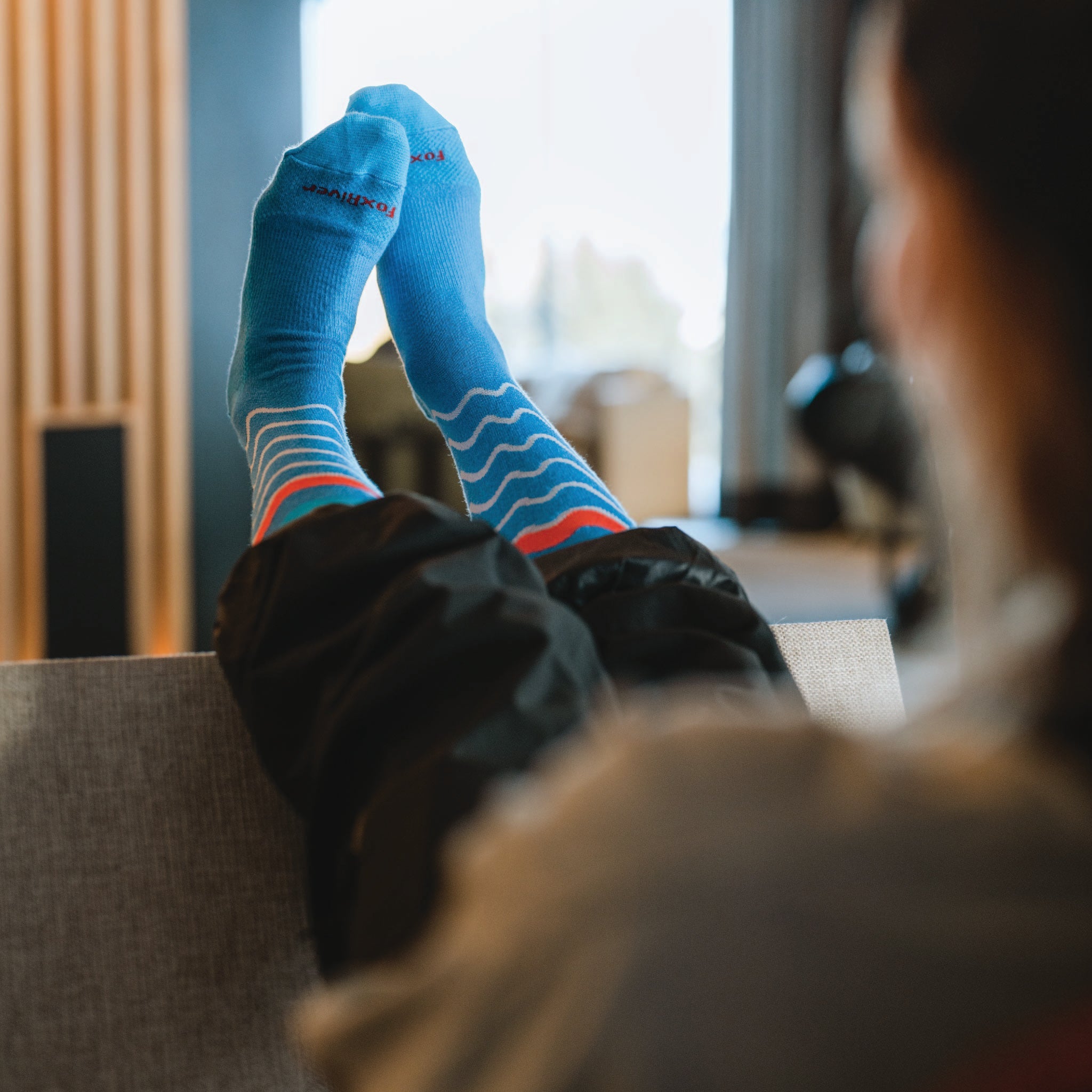 Ski/Snow Freerider Ultra-Lightweight Over-the-Calf Blue Medium - Fox River