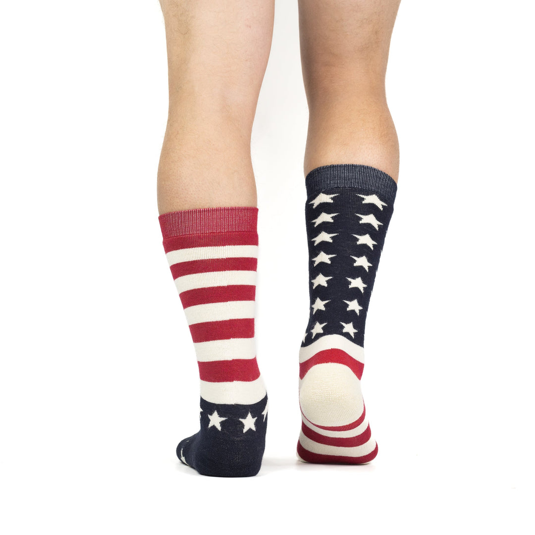 Old Glory Medium Weight Over-the-Calf Ski and Snowboard Sock