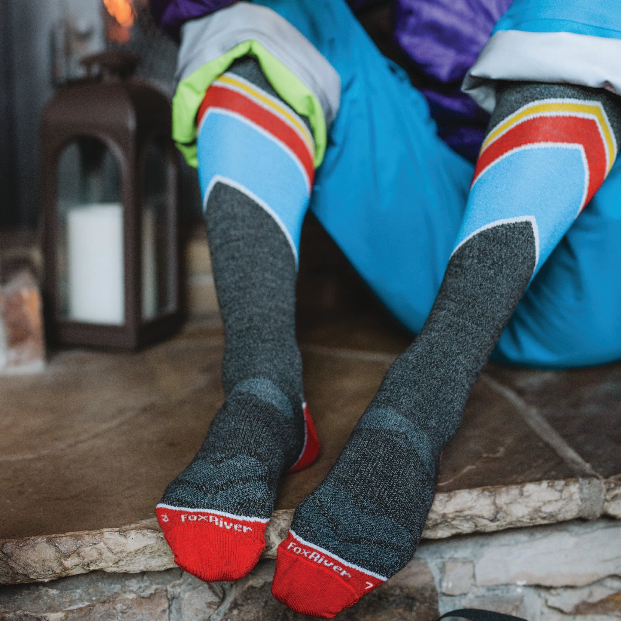 Ski/Snow Peakheat Bomber Ultra-Lightweight Over-the-Calf Persimmon Medium - Fox River