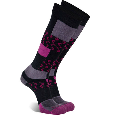 Snow Lifetie Lightweight Over-the-Calf Grey/Fuschia Small - Fox River® Socks