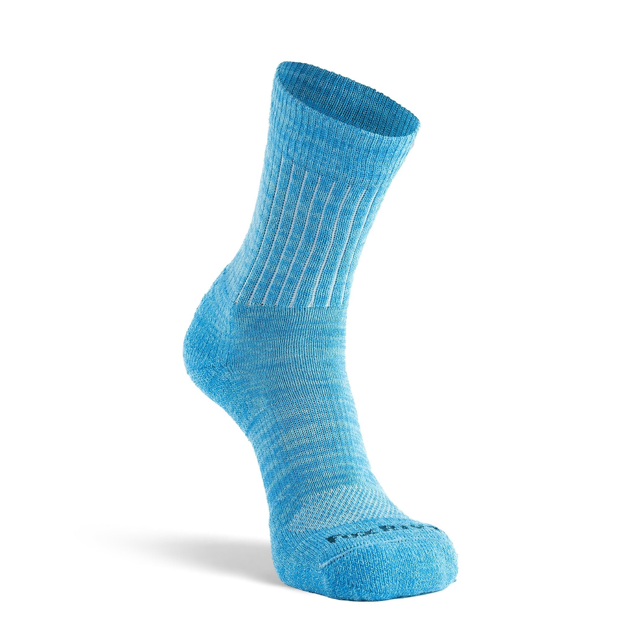 Women's Hematite Lightweight Crew Hiking Sock Blue Medium - Fox River