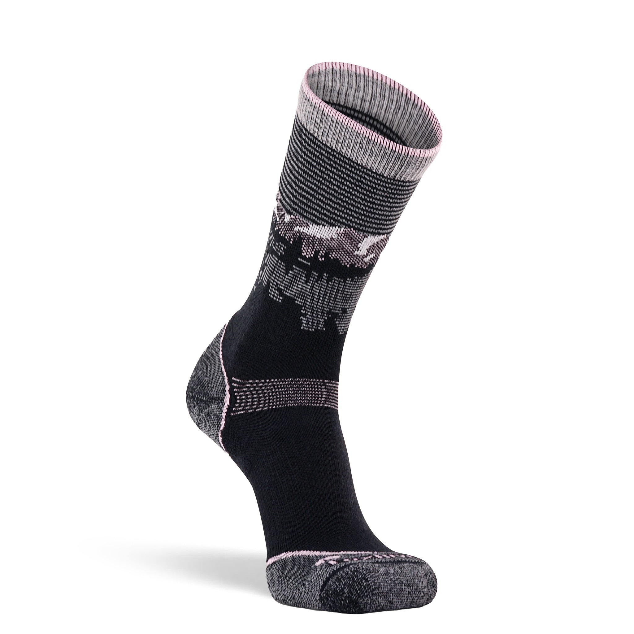 Women's Krakatoa Lightweight Crew Hiking Sock Black Small - Fox River