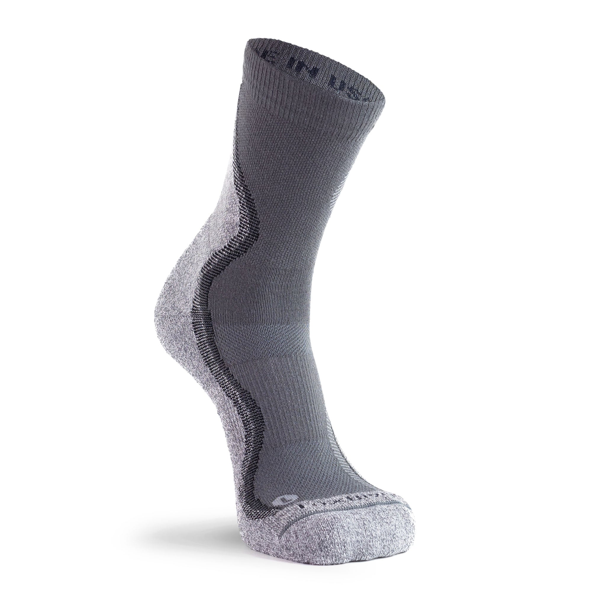 Women's Maple Lightweight Crew Hiking Sock Light Grey Small - Fox River