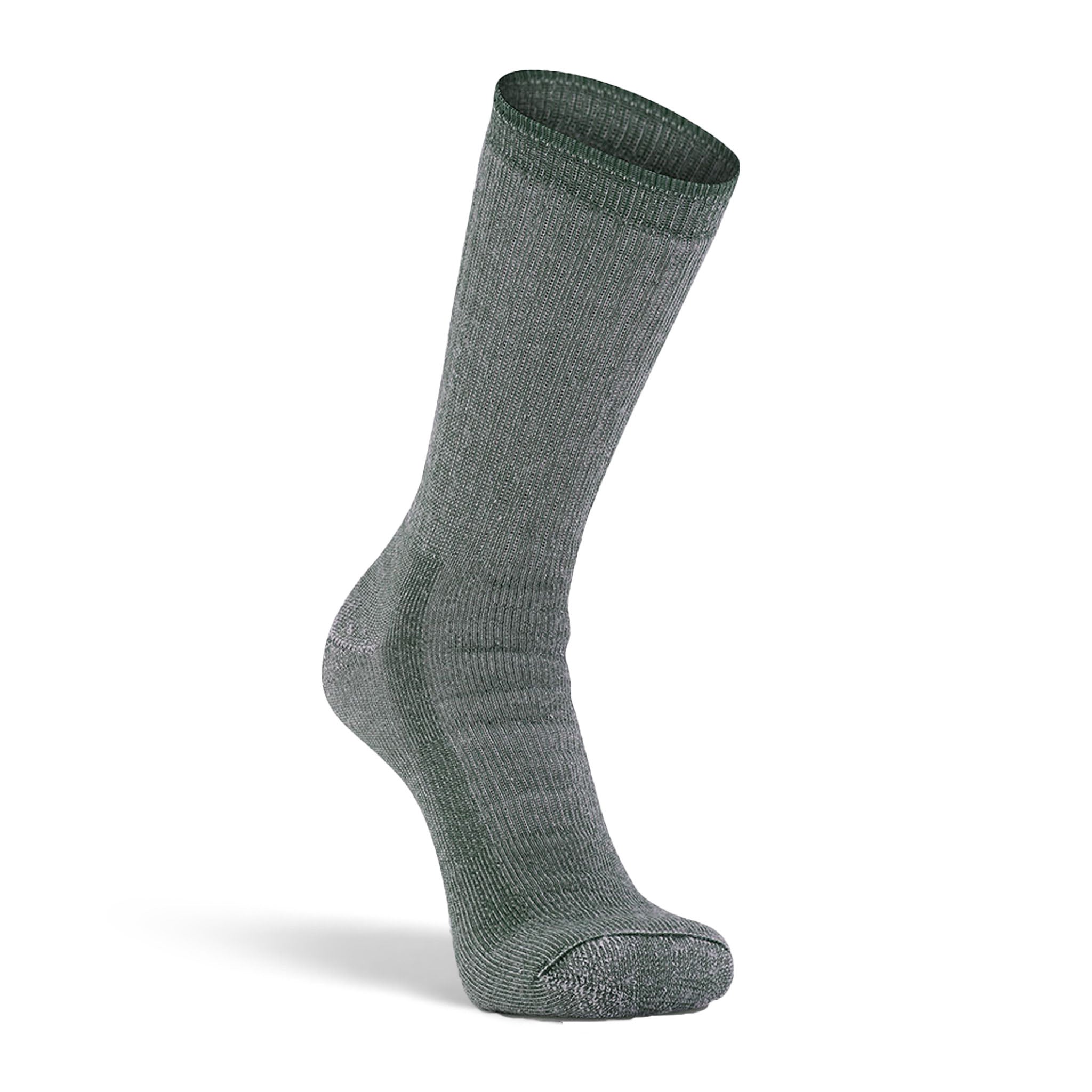 Women's Trailmaster Medium Weight Crew Hiking Sock Forest Small - Fox River