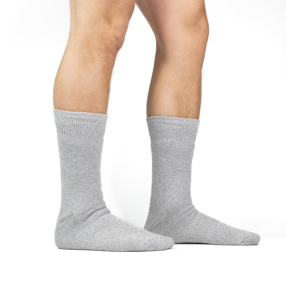 Work Heavy Duty Thermal Heavyweight Crew - 2 Pack Grey Large - Fox River