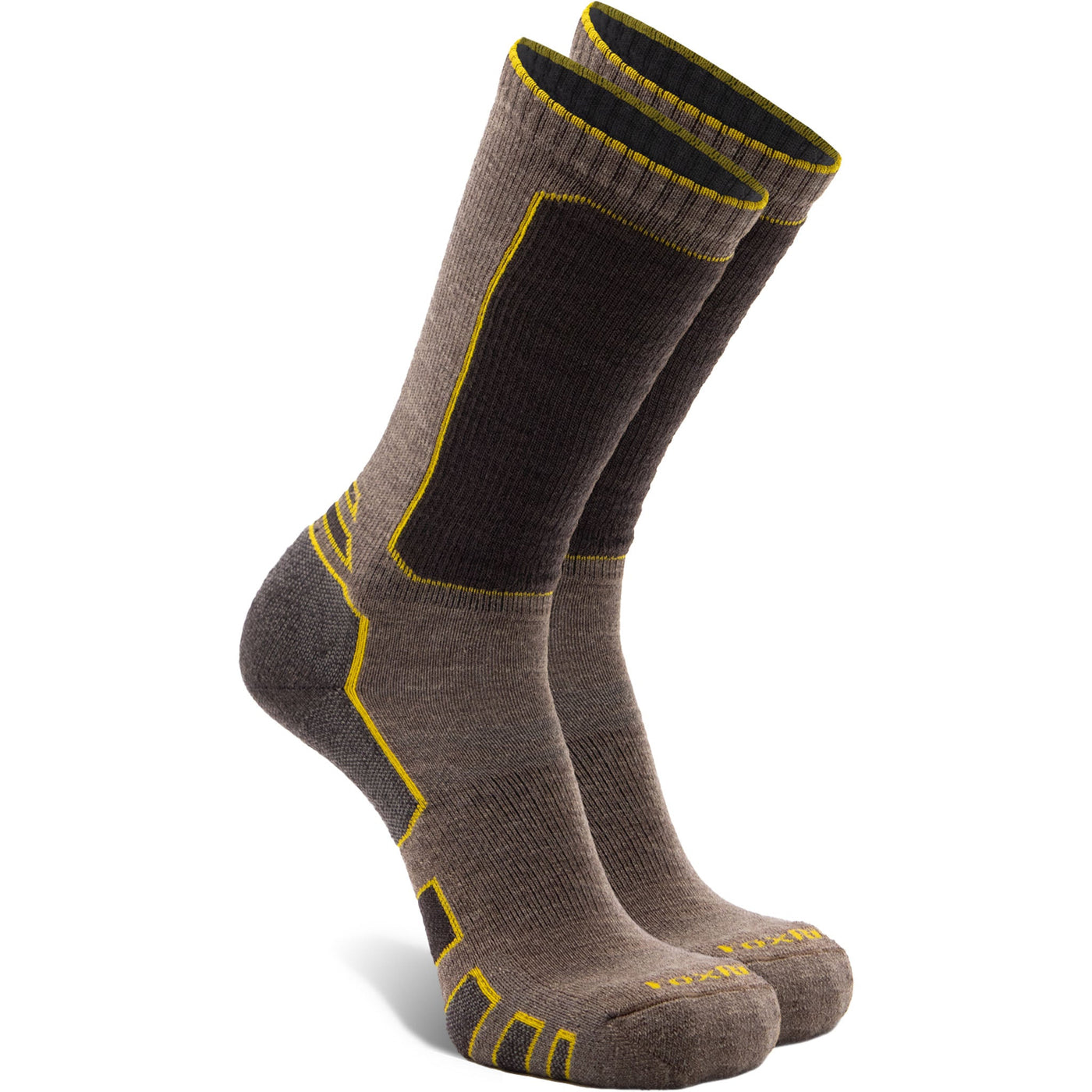 Work Merino Wool Medium Weight Crew Medium Brown - Fox River® Socks