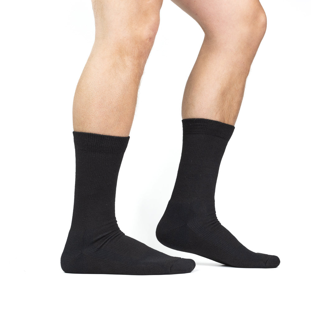 Work & Weekend Lightweight Crew - 2 Pack Black Medium - Fox River
